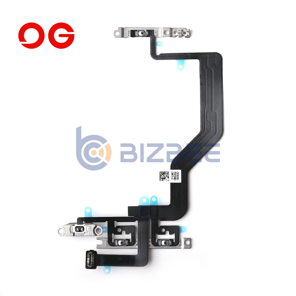 Power Button and Volume Button Flex Cable with Metal Bracket For AP IPH 12 Mini Brand New and Full Original 